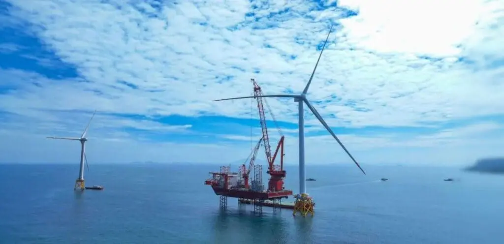 Rüzgar Türbini Rekoru Goldwind GWH252-16MW deniz üstü rüzgar türbini