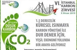VI. İstanbul Karbon Zirvesi 9 Nisan’da yapılacak