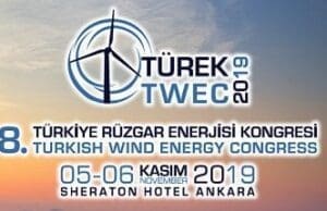 8. Türkiye Rüzgar Enerjisi Kongresi 5-6 Kasım’da
