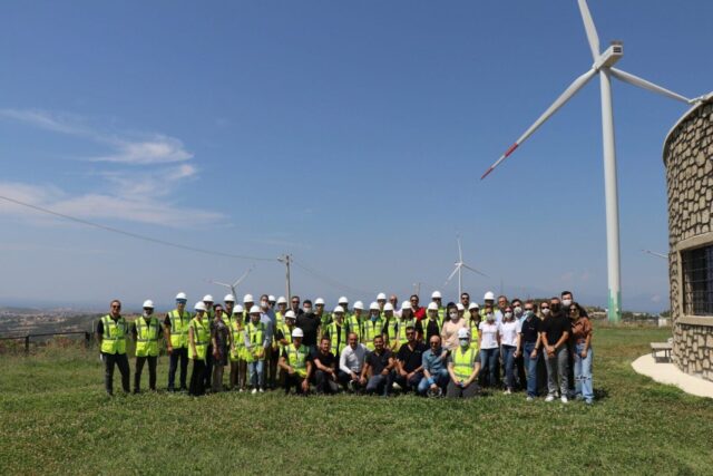 Nordex Türkiye İzmirli öğrencilere rüzgar türbin eğitimi Nordex Türkiye İzmirli öğrencilere rüzgar türbin eğitimi
