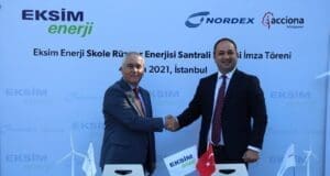 Eksim Enerji Skole Rüzgar Enerjisi Santrali İmza Töreni