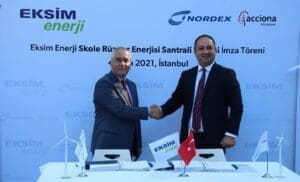 Eksim Enerji Skole Rüzgar Enerjisi Santrali İmza Töreni