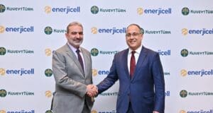 Kuveyt Türk GMY Abdurrahman Delipoyraz ve Enerjicell Genel Müdürü Erkin Kılınç