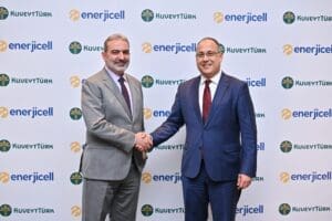 Kuveyt Türk GMY Abdurrahman Delipoyraz ve Enerjicell Genel Müdürü Erkin Kılınç