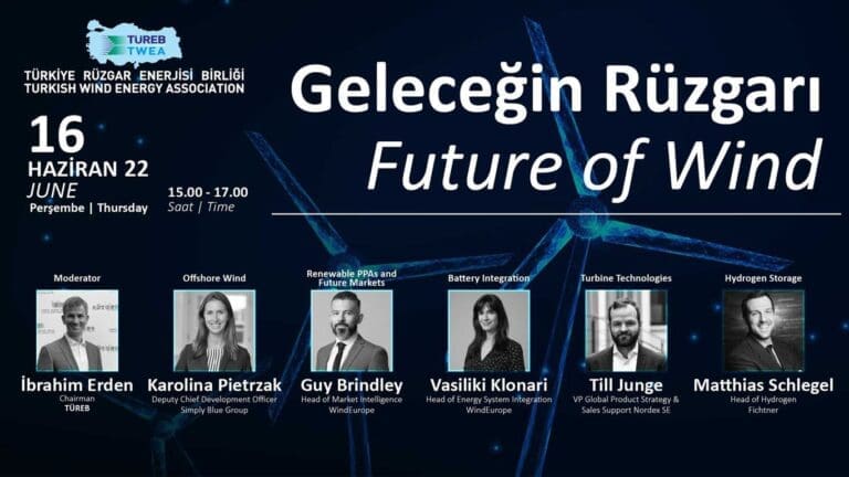 TÜREB’den Dünya Rüzgar Günü ve Haftası Etkinlikleri