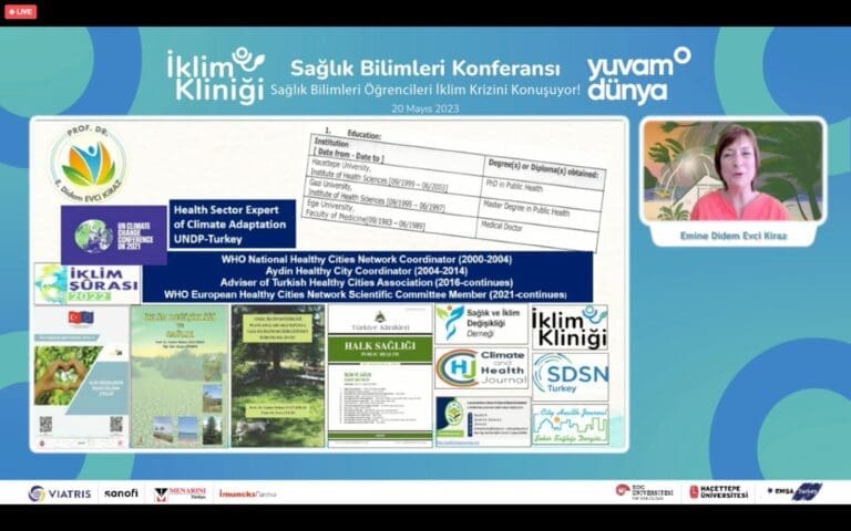 İklim kriziyle mücadele için kurulan İklim Kliniği öğrencilerle buluştu İklim Kliniği Sağlık Bilimleri Konferansı