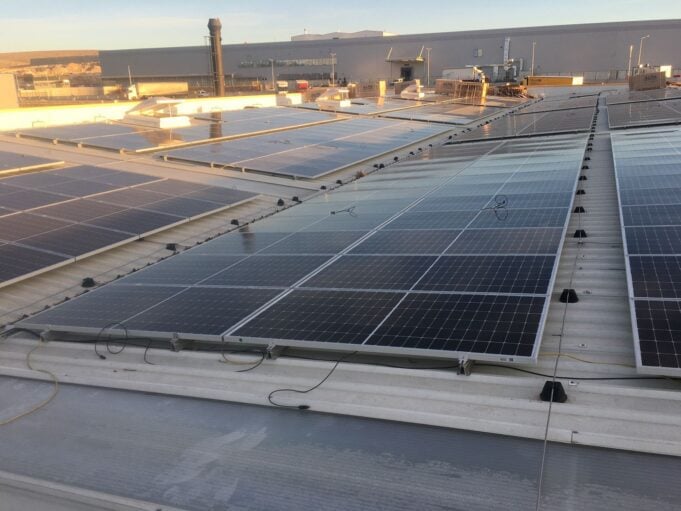 ODE Yalıtım Eskişehir tesisi çatısına güneş enerjisi