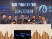Borsa İstanbul’da gong, Tatlıpınar Enerji için çaldı Tatlıpınar Enerji Gong Töreni