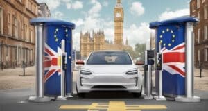 AB ve İngiltere arasındaki elektrikli araç tarifeleri için gergin mücadele devam ediyor Elektrikli Araç Tarifeleri Brexit Sonrası Ticaret Savaşı İngiltere ve AB Elektrikli Araç Anlaşmazlığı