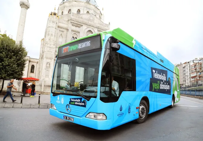 İETT'nin Elektrikli Otobüsü İstanbul'un ilk elektrikli otobüsü
