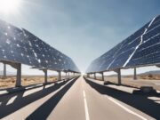 Kaliforniya'da otobanlarda güneş panelleri Sürdürülebilir enerji politikaları