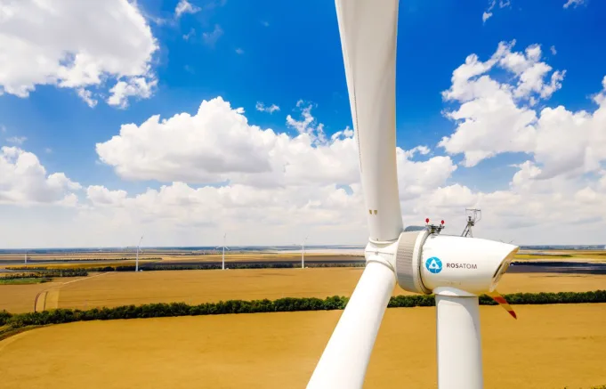 Rosatom rüzgar enerjisi kapasitesi Stavropol Trunovskaya rüzgar çiftliği NovaWind enerji yatırımları