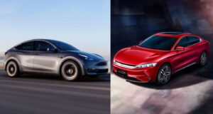 BYD Tesla Rekabetinde Öne Çıkıyor Elektrikli Araçlarda BYD Tesla Savaşı BYD'nin Tesla'ya Meydan Okuması
