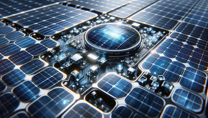 Mikrometrik Arka Temaslı Güneş Hücreleri Kanada ve Fransa Güneş Enerjisi İnovasyonu Elektronik ve Uzay Keşfi için Güneş Teknolojisi
