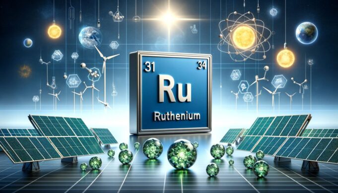 Rutanyum Nanopartiküllü Yeşil Hidrojen Üretimi Güneş Enerjili Su Elektrolizi Sistemi Sürdürülebilir Enerji Kaynakları ve Hidrojen Teknolojisi