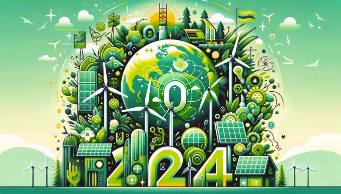 Yeşil Haber'den 2024 Yeni Yıl Umutları 2024 Türkiye Yenilenebilir Enerji Beklentileri Türkiye 2024 Yenilik ve Umut