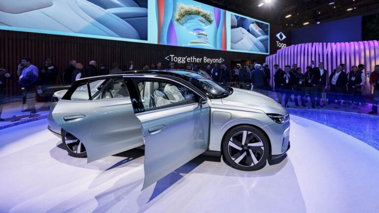 CES 2024 Togg T10F Trumore dijital platformu Togg sürdürülebilir mobilite