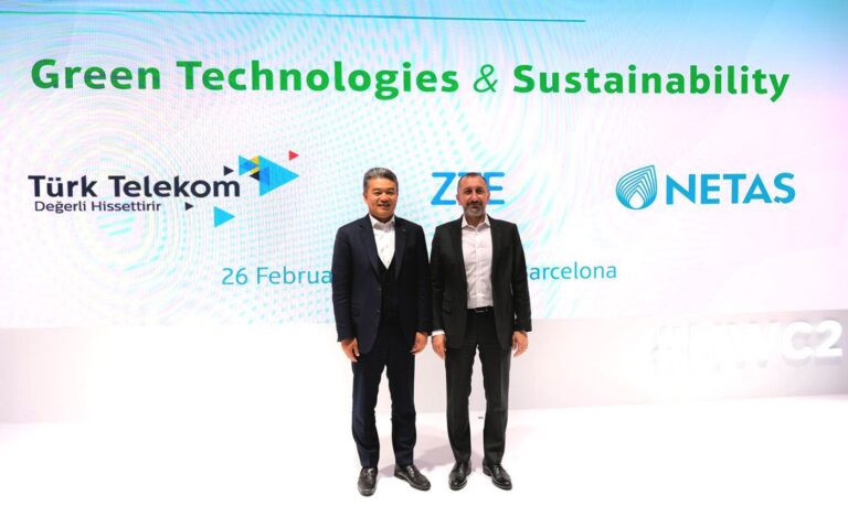 Türk Telekom, ZTE ve Netaş arasında sürdürülebilirlik odaklı iş birliği Türk Telekom'un Sürdürülebilir Teknoloji Vizyonu Sürdürülebilir Teknoloji Türk Telekom ZTE ve Netaş İş Birliği
