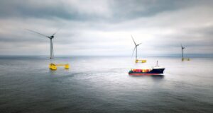 Yüzer rüzgar santrali WindFloat Atlantic Deniz üstü rüzgar enerjisi inovasyonu Ekstrem hava koşullarına dayanıklı rüzgar türbinleri