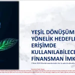 2024 Yeşil Dönüşüm Finansmanı Türkiye Sürdürülebilir Enerji Teşvikleri Yeşil Dönüşüm için Devlet Destekleri