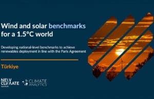 Türkiye rüzgar ve güneş enerjisi hedefleri Climate Analytics ve NewClimate Institute Türkiye raporu İklim hedefleri için yenilenebilir enerji artışı