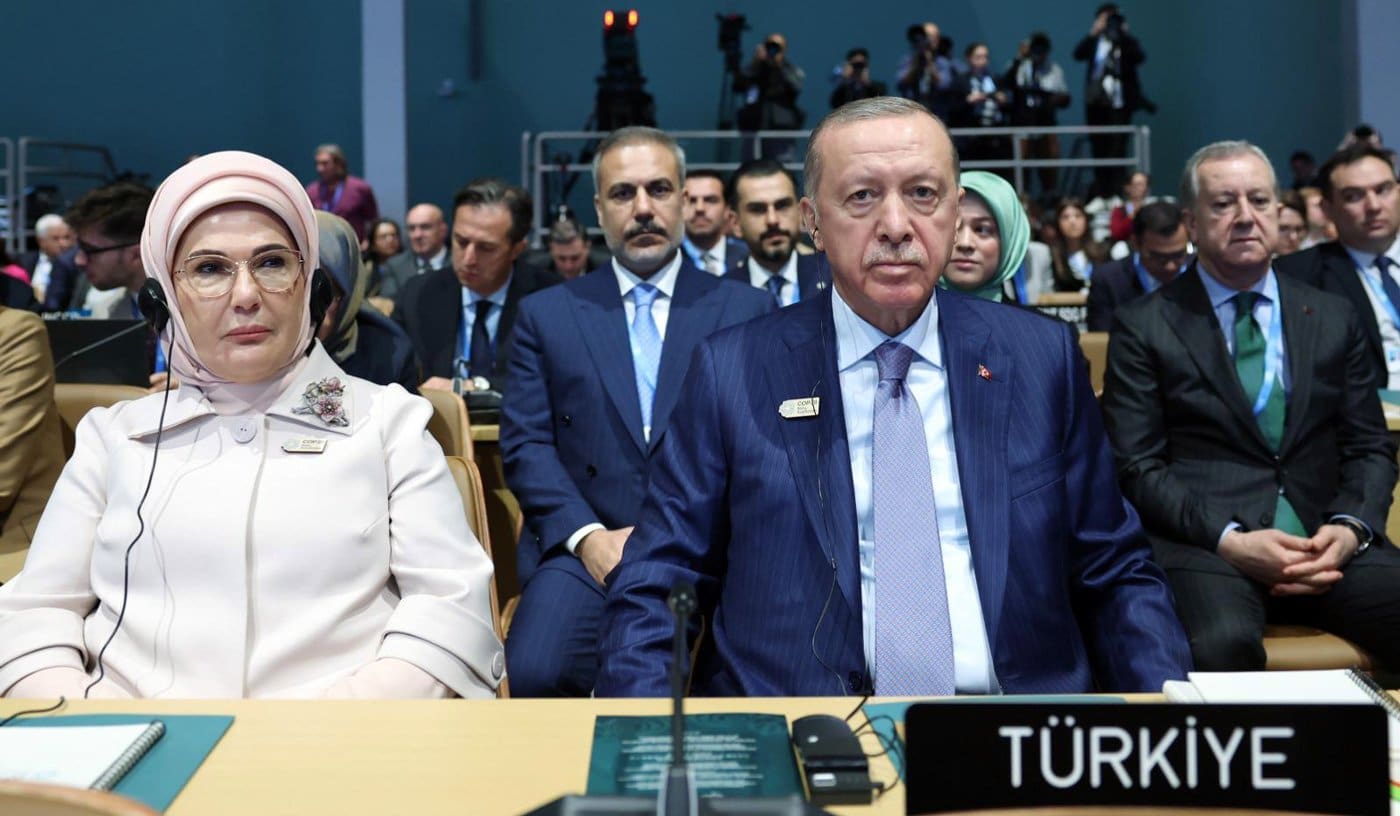 COP29 Türkiye'nin 2053 net sıfır emisyon hedefleri Erdoğan sıfır atık projesi ve iklim finansmanı çağrısı Türkiye yenilenebilir enerji 2035 hedefleri