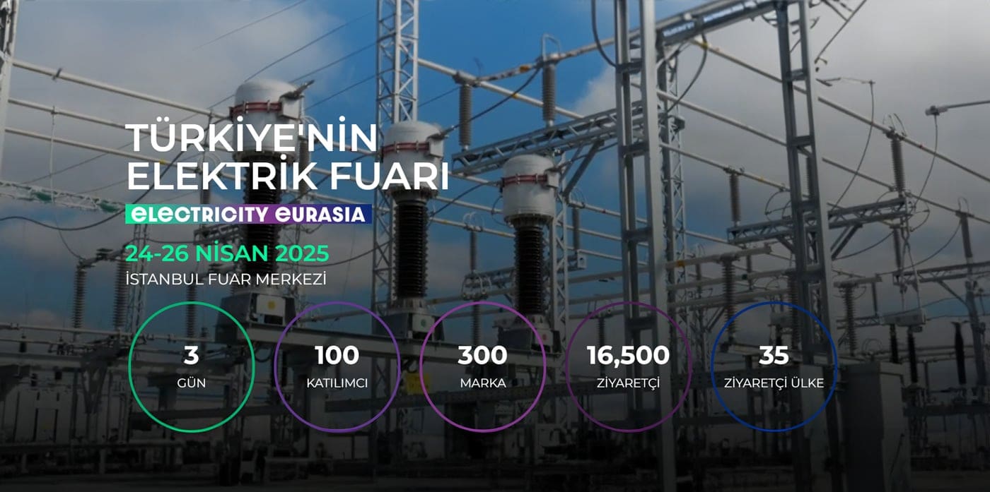 Electricity Eurasia 2025 İstanbul fuarı Akıllı şebekeler ve enerji verimliliği zirvesi TechHub girişimcilik platformu fuar etkinliği bilet ziyaret katılım