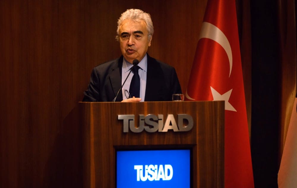 TÜSİAD enerji sanayi ticaret değerlendirmesi Fatih Birol 2025 ticaret savaşları uyarısı Türkiye temiz enerji dönüşümü sanayi etkisi