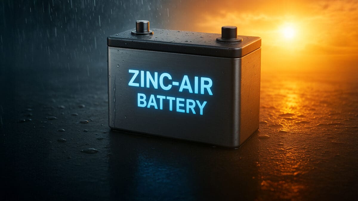 Yeni çinko-hava batarya – güvenli depolama
