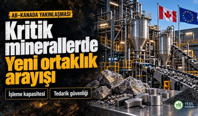 AB ve Kanada yakınlaşması: 2026 gündeminde kritik mineraller ve yeşil dönüşüm AB Kanada ortaklığı Kritik mineral tedariki Nadir toprak elementler