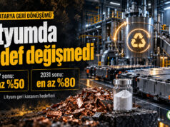 AB batarya geri dönüşüm hedeflerini koruyor: Lityumda 2027 eşiği yüzde 50 AB batarya geri dönüşüm hedefleri Lityum geri kazanım oranları Batarya geri dönüşüm verimliliği