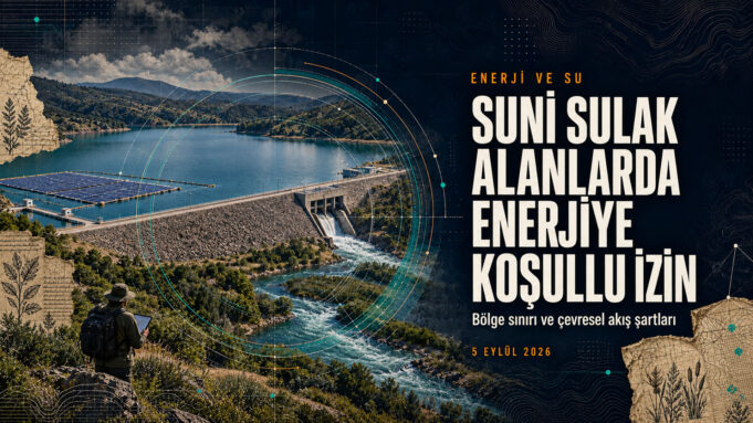 Suni sulak alanlarda yenilenebilir enerji Çevresel akış yükümlülüğü Su yapılarında izin belgesi Suni sulak alanlarda yenilenebilir enerji Çevresel akış yükümlülüğü Su yapılarında izin belgesi