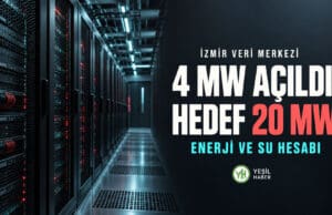 Vodafone İzmir veri merkezi Veri merkezi elektrik tüketimi Veri merkezi su kullanımı