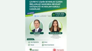 ÇEVKO’nun 19 Ekim 2026 saat 14.00–15.00 çevresel reklam beyanları webinarının resmi afişi.
