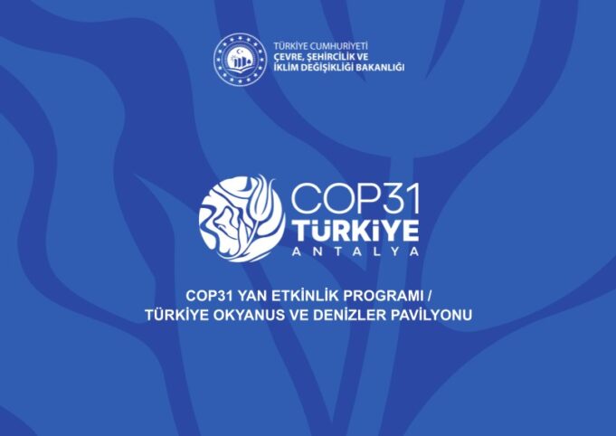 COP31 Türkiye Okyanus ve Denizler Pavilyonu program kapağı COP31 Türkiye Okyanus ve Denizler Pavilyonu yan etkinlik programının özgün kapak görseli