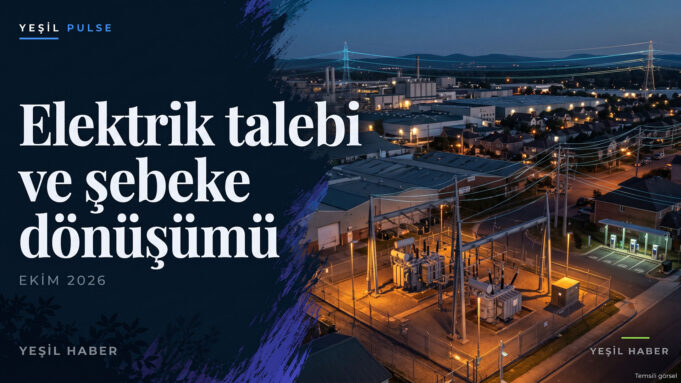 ELDER elektrik talebi ve şebeke dönüşümü Kent, sanayi ve elektrikli araç şarjını besleyen dağıtım şebekesinin temsili görünümü.