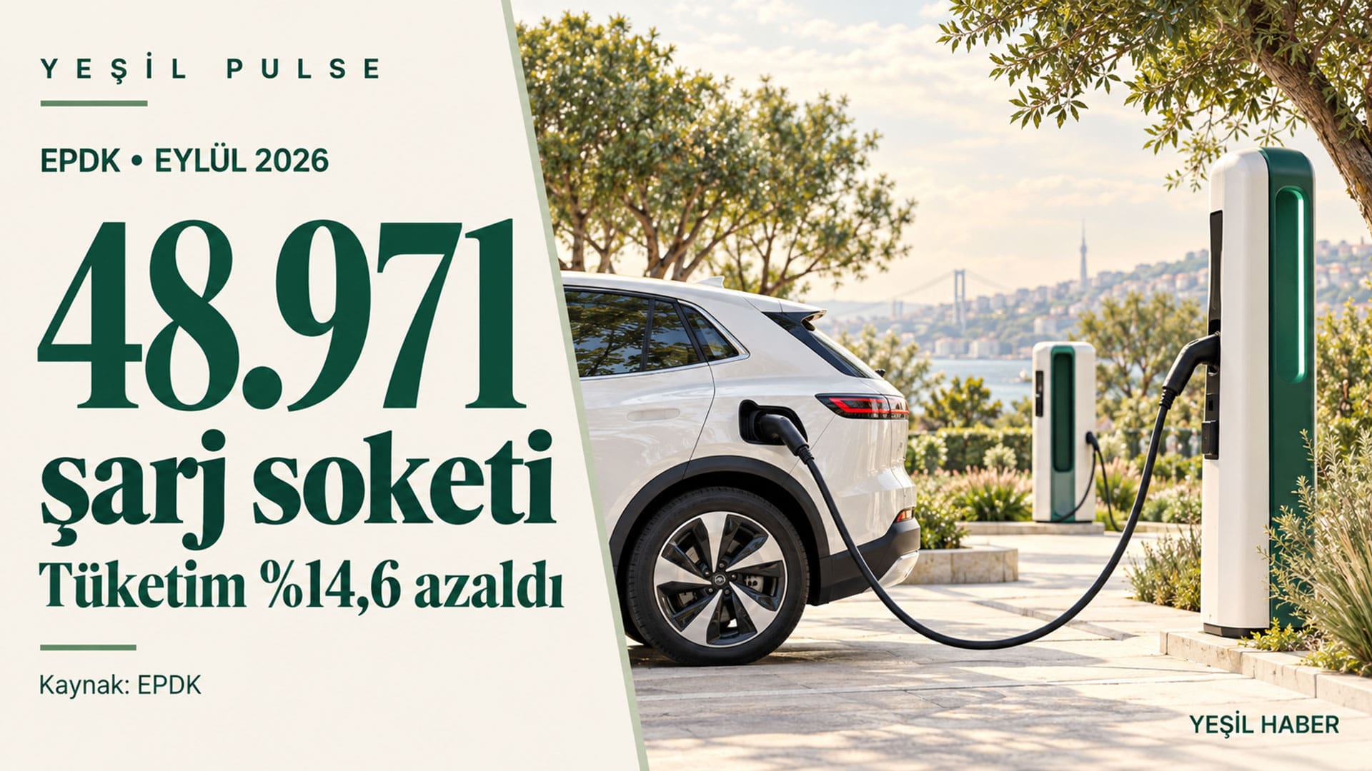 EPDK eylül verilerini açıkladı: Şarj soketi sayısı 48.971'e çıktı, tüketim yüzde 14,6 azaldı
