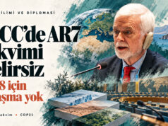 IPCC’de AR7 takvimi karara bağlanamadı: 2028 için belirsizlik sürüyor IPCC Başkanı Jim Skea, toplantı salonu, iklim raporları ve dünya görüntüsüyle AR7 takvim belirsizliğini anlatan kolaj.