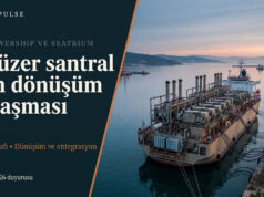 Karpowership ve Seatrium, hidrojene hazır 5 yüzer santralin dönüşümü için anlaştı Kıyıdaki trafo merkezine bağlı yüzer elektrik santralinin temsili görünümü.