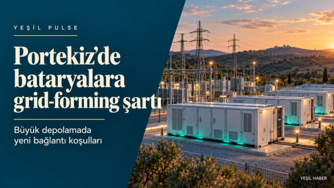 Depolama tesislerinin şebeke bağlantısı için kontrol odasında simülasyon sonuçlarını inceleyen iki mühendis.