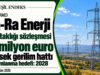 Şa-Ra Enerji iş ortaklığının 31 milyon euroluk iletim hattı sözleşmesini gösteren Yeşil Endeks görseli.